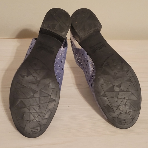 Munro Blue Sparkly Small Heeled Sandals Size 10 - Picture 5 of 6